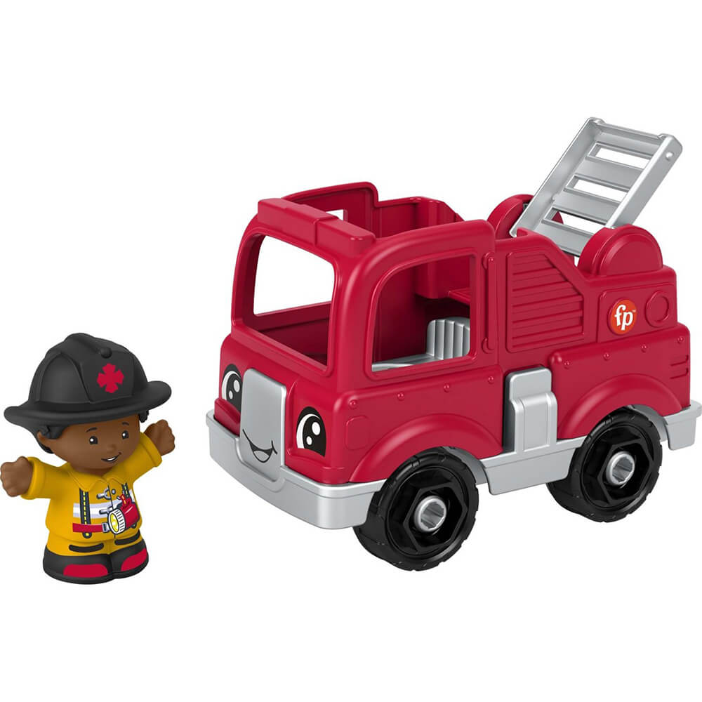 Fisher-Price Little People Firetruck and Firefighter Figure Set