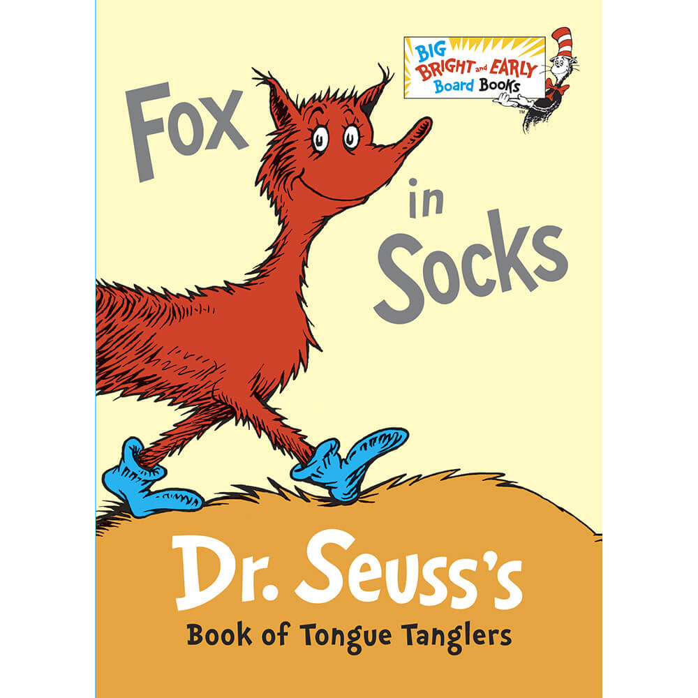 Fox in Socks: Dr. Seuss's Book of Tongue Tanglers (Board Book) front cover