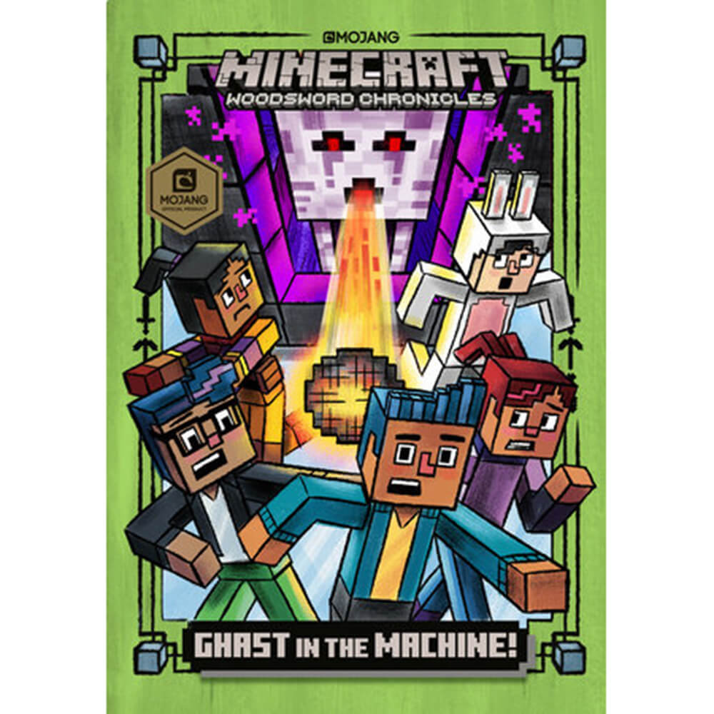 Ghast in the Machine! (Minecraft Woodsword Chronicles #4) (Hardcover) - front book cover