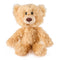GUND Toothpick plush teddy bear in light tan fluffy fabric with rounded ears and soft body shape, small cuddly toy facing forward, designed for comfort and play on a plain white background
