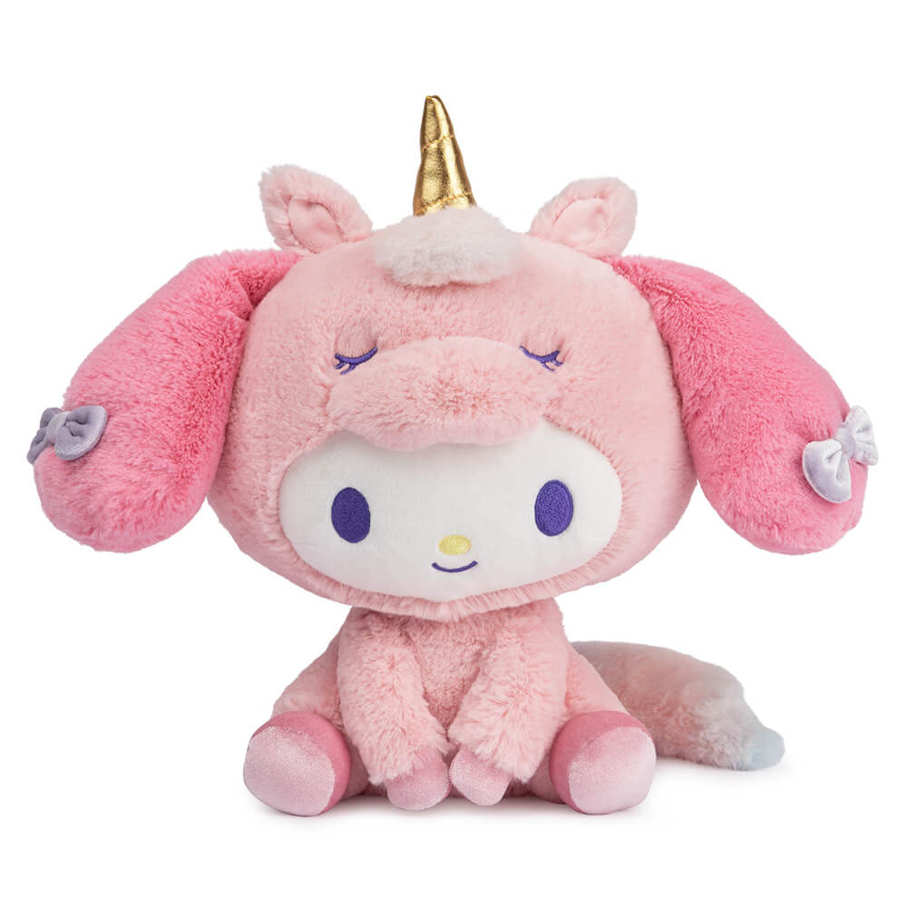 front image of Gund Hello Kitty Unicorn My Melody 10 Inch Plush