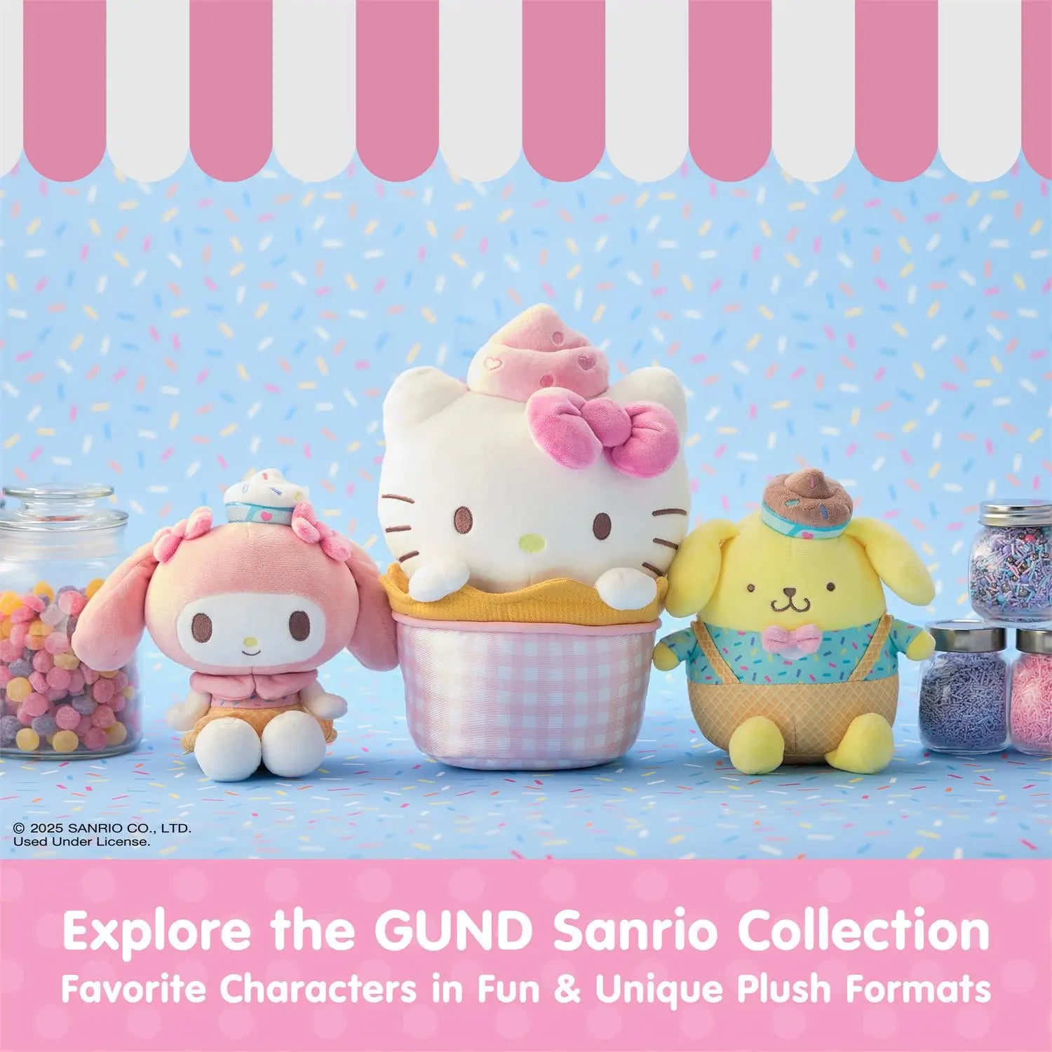 GUND Kuromi Cupcake 8-Inch Plush