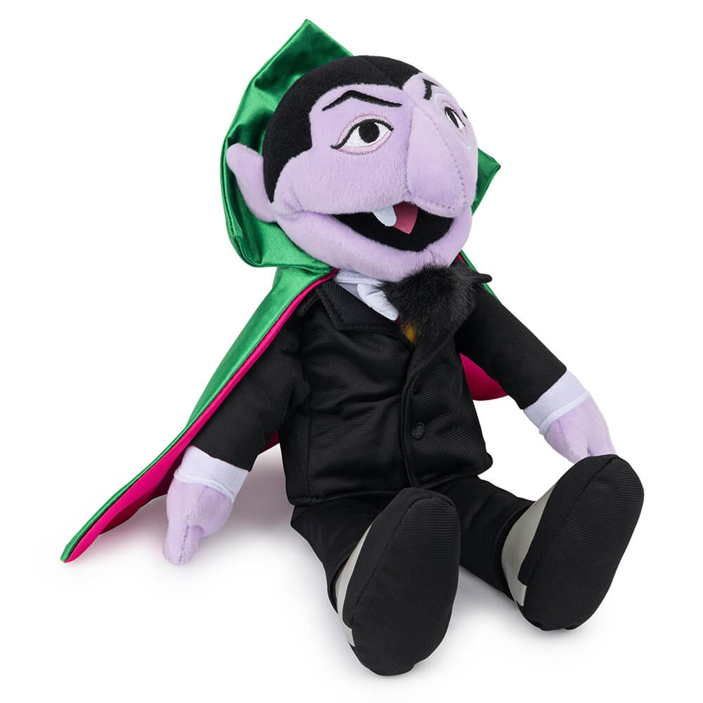 right side view Gund Sesame Street The Count 14 Inch Plush