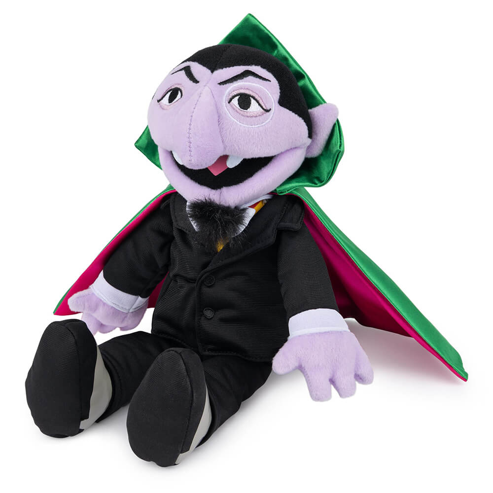 left side view Gund Sesame Street The Count 14 Inch Plush