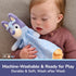 Bluey machine-washable lovey plush features durable recycled fabric, stitched character details, and a soft double-sided blanket, designed to stay gentle and comforting after repeated washing and daily play.