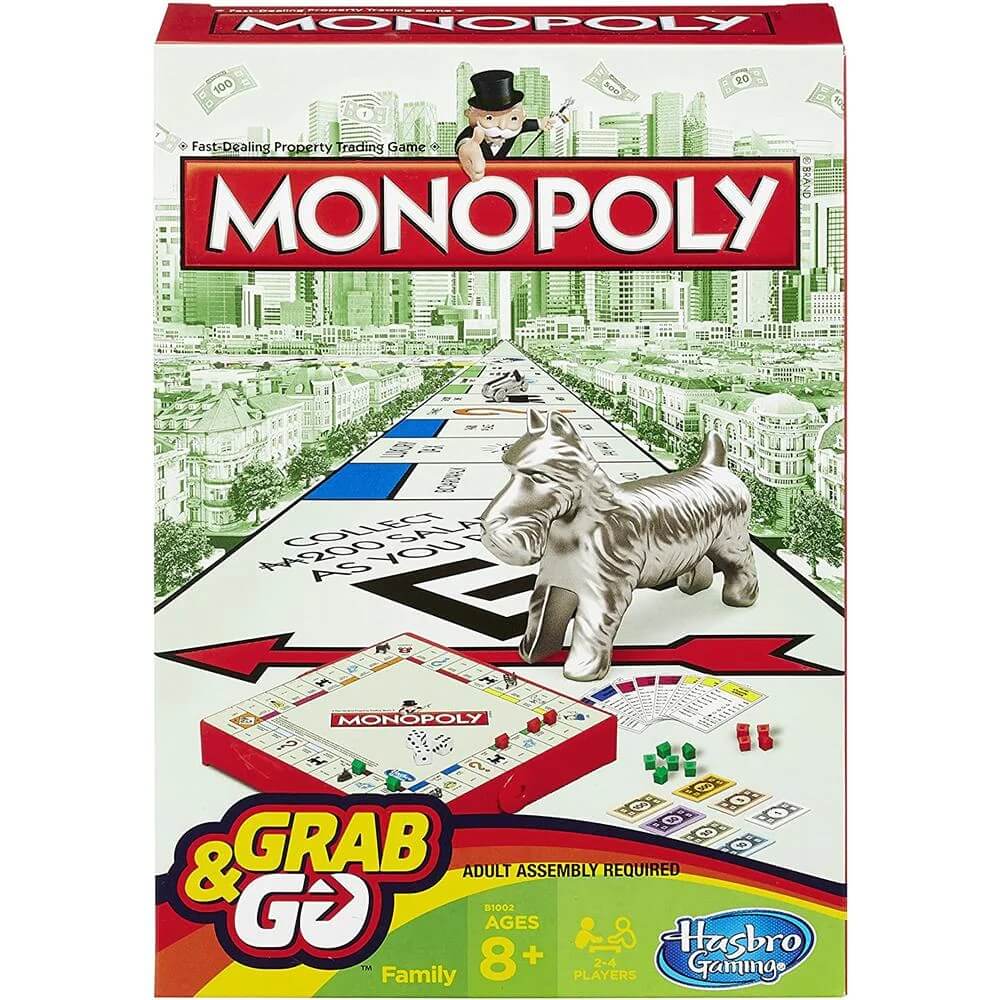 Hasbro Grab & Go Monopoly Game