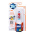 HEXBUG Nano toy robot packaging white and orange cardboard blister pack holding a small multicolor bug-shaped robot with black legs, designed for kids STEM play and obstacle navigation, shown on a white background
