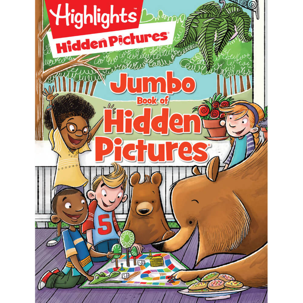Highlights Jumbo Book of Hidden Pictures (Paperback) - front book cover