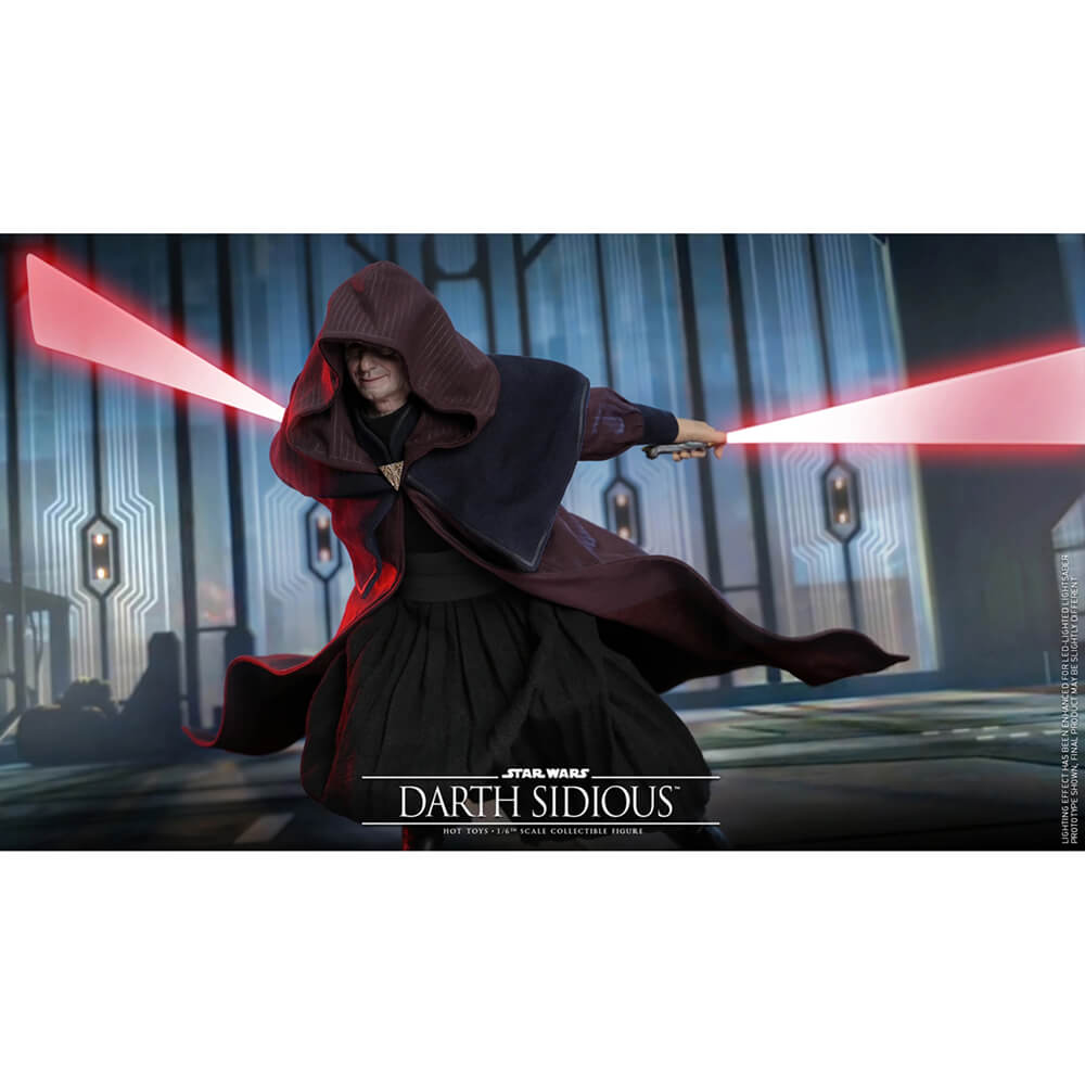 Star Wars Episode III Black Series Action Figure Darth Sidious 15 Cm