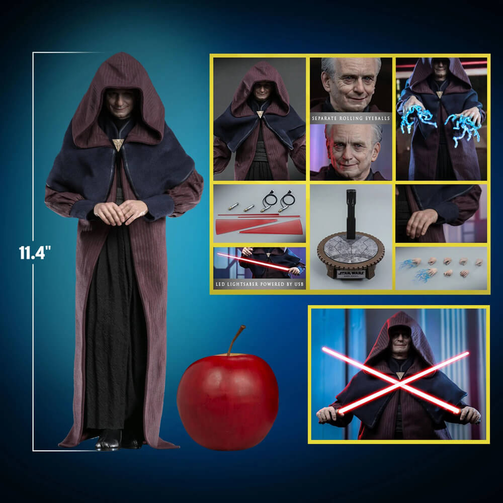 Hot Toys Star Wars Darth Sidious Sixth Scale Figure