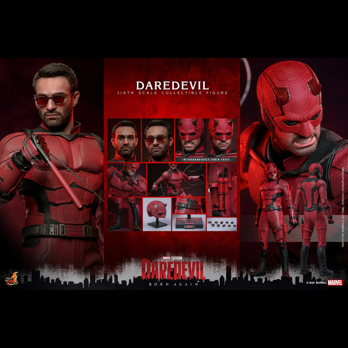 Hot Toys Marvel Born Again Daredevil Sixth Scale Figure