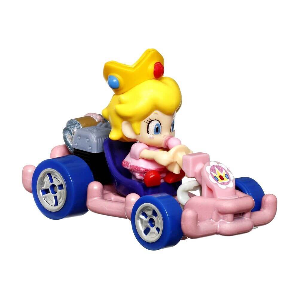 Hot Wheel Mario Kart Baby Peach Pipe Frame Kart