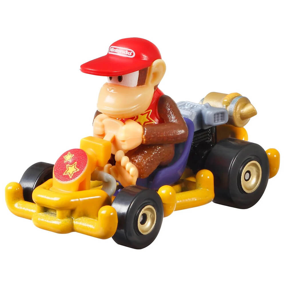 Hot Wheel Mario Kart Diddy Kong Pipe Frame Kart