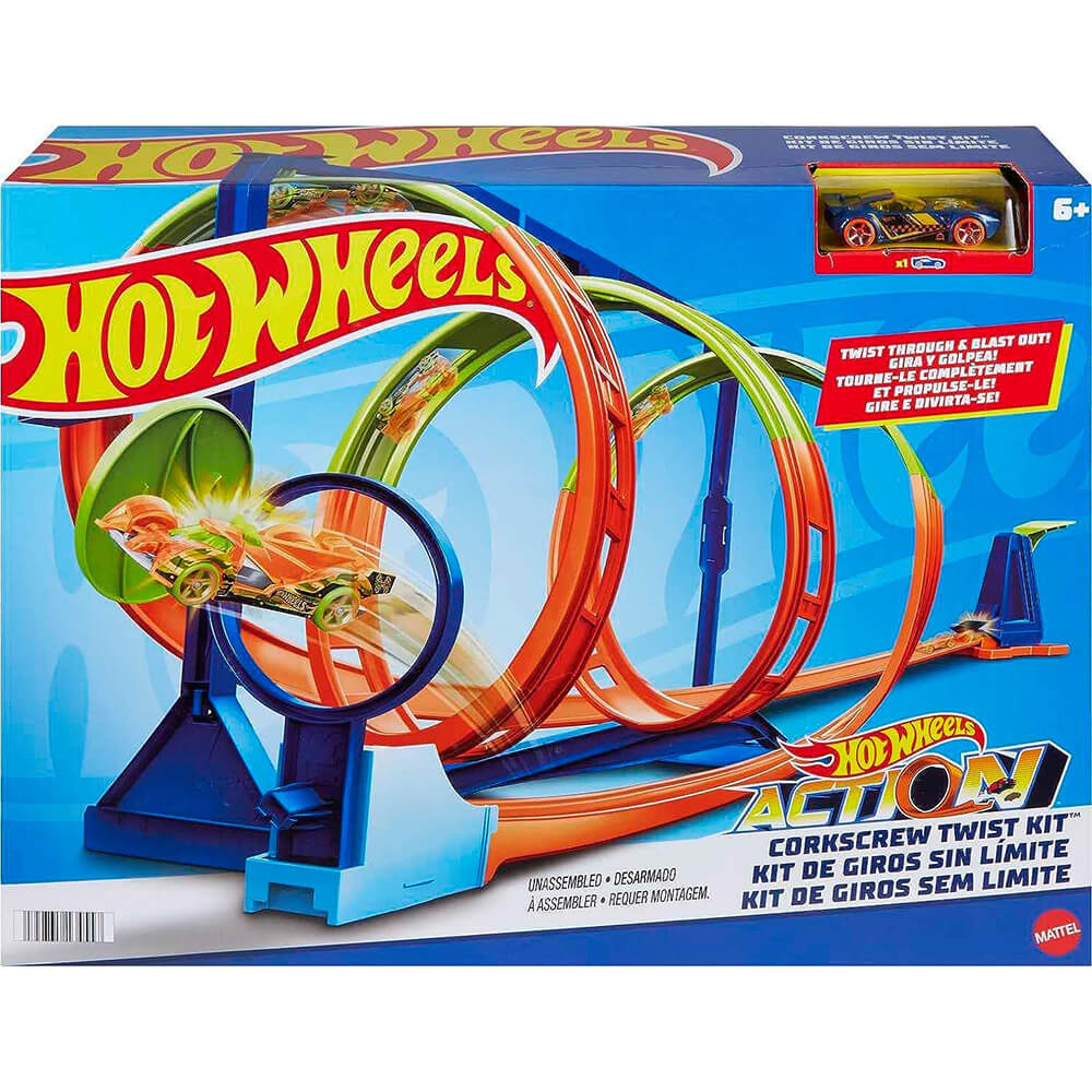 Hot Wheels Corkscrew Twist Kit box