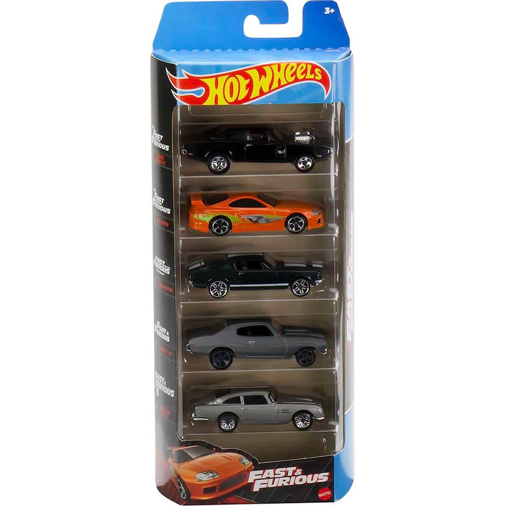 Hot Wheels Fast and Furious Themed Vehicle 5-Pack