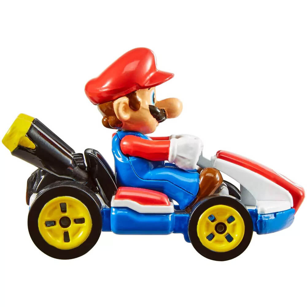 Mario 's car from the Hot Wheels Mario Kart Circuit Slam Track Set