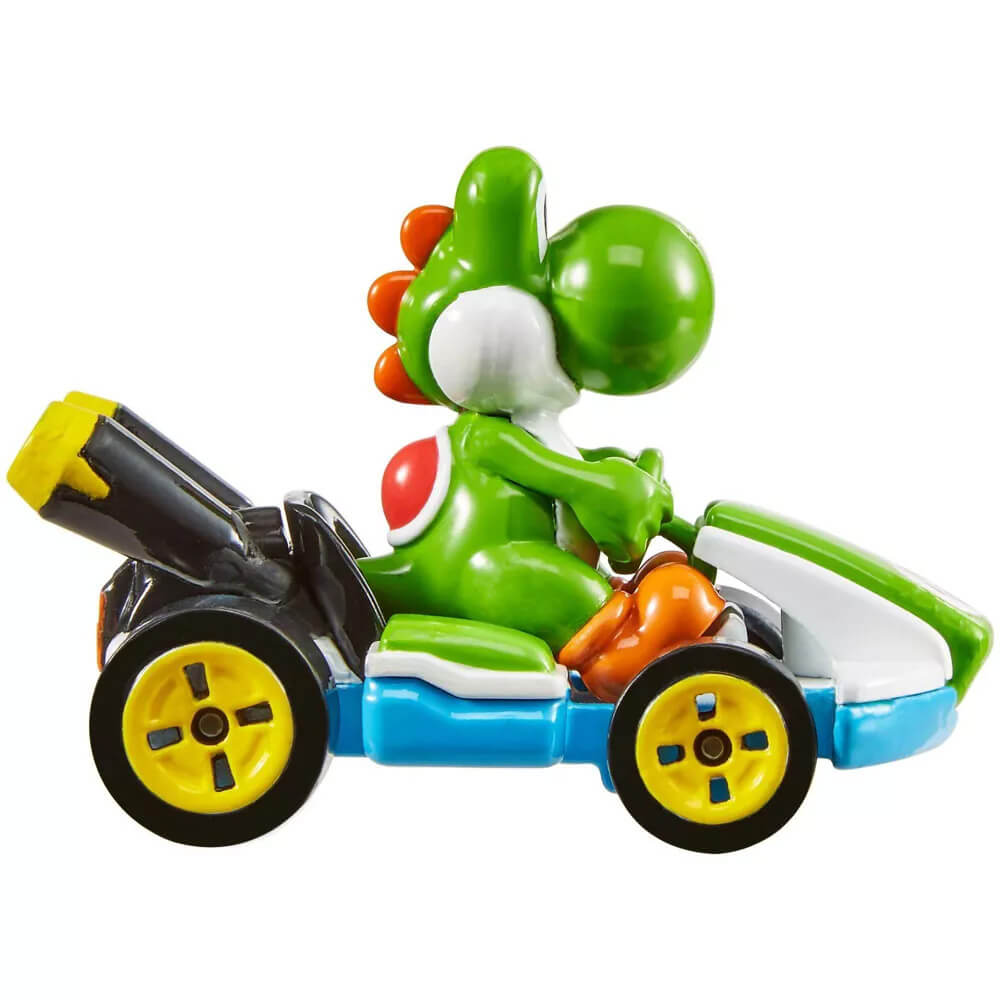 Yoshi's car fromt he Hot Wheels Mario Kart Circuit Slam Track Set