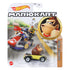 Hot Wheels Mario Kart Donkey Kong Sports Coupe packaging with Donkey Kong figure in yellow car, Mario racing graphic background, and Mattel branding on bottom corner.