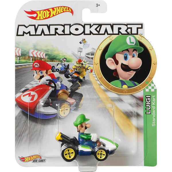 Hot Wheels Mario Kart Mario, Standard Kart Vehicle 