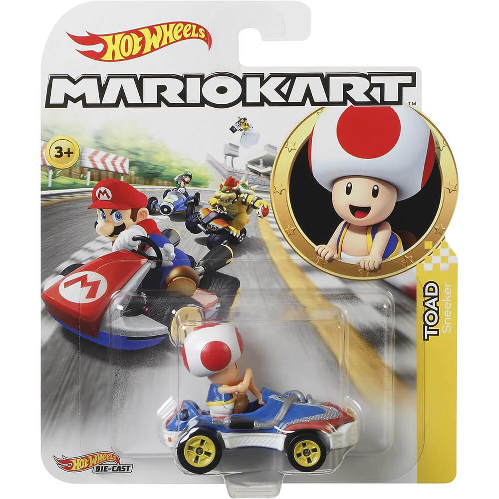 Hot Wheels Mario Kart Toad Sneaker Vehicle