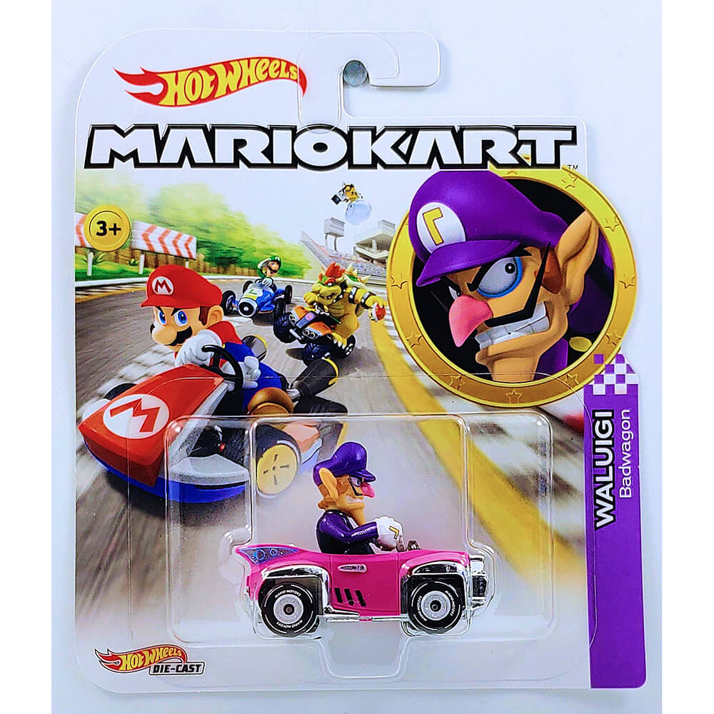 Hot Wheels MarioKart Waluigi Badwagon Vehicle