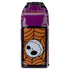 Hot Wheels Premium Citroën Type H top view highlighting purple roof with orange spiderweb panel and Jack Skellington face graphic, showing the die-cast metal texture and collectible detailing against a white background.