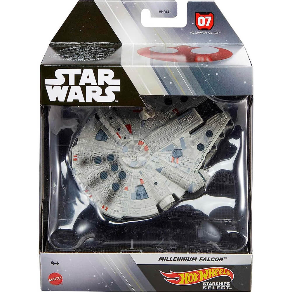 Hot Wheels Star Wars Starships Select Millennium Falcon Vehicle packaging