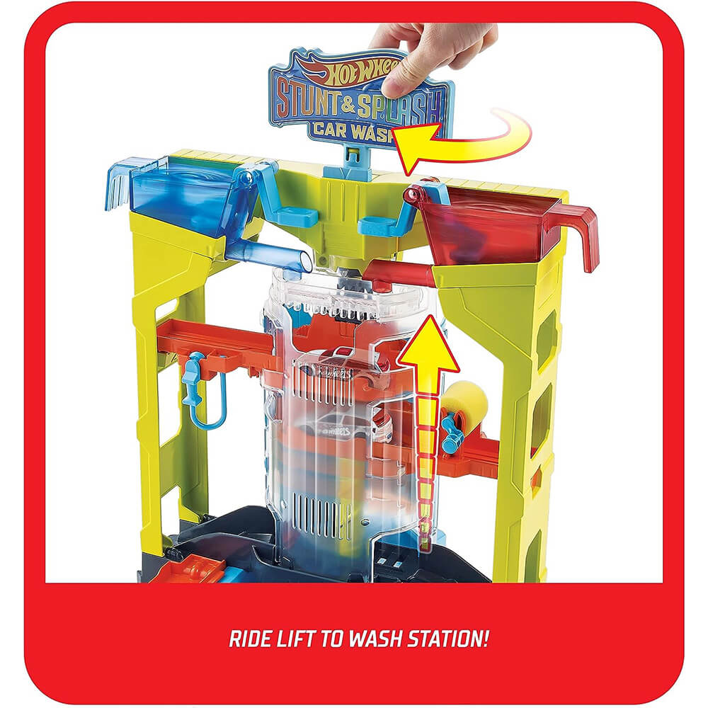  Hot Wheels City Super Twist Tire Shop Playset, Spin