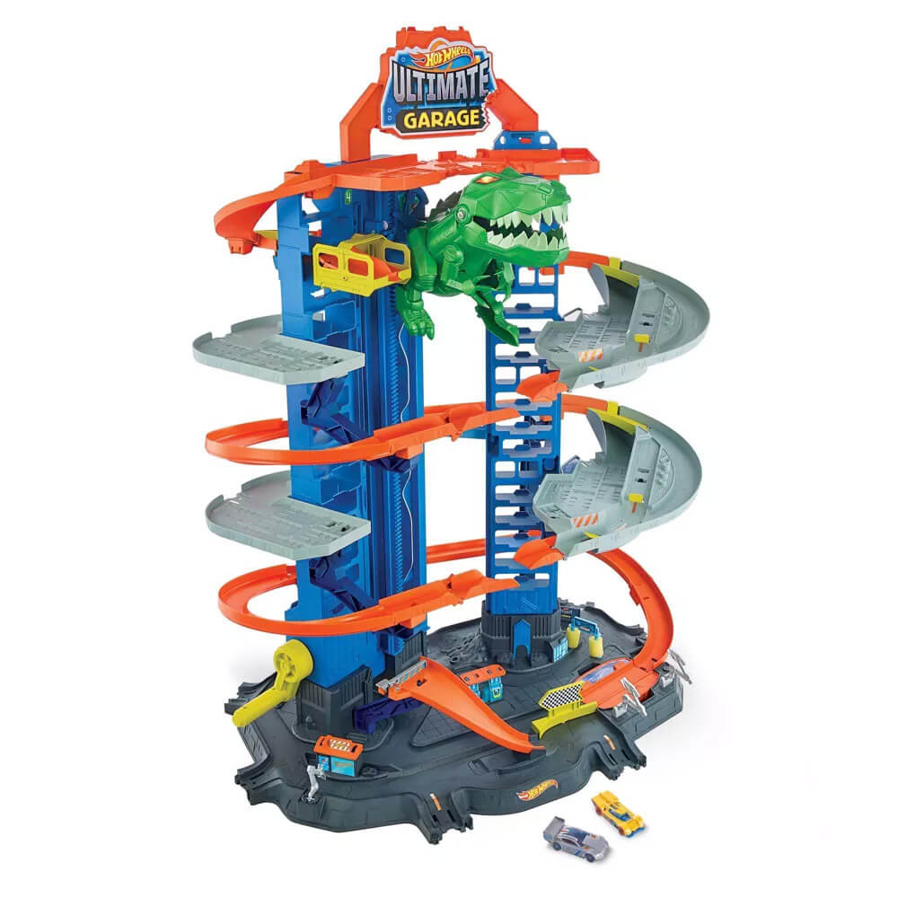 Mattel Hot Wheels City Track Set with 1 Hot Wheels Car Ice Cream