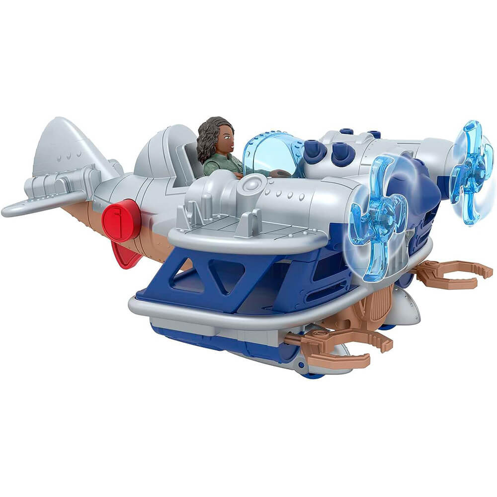 Imaginext Jurassic World Air Tracker Kayla & Plane Playset with Kayla in the plane