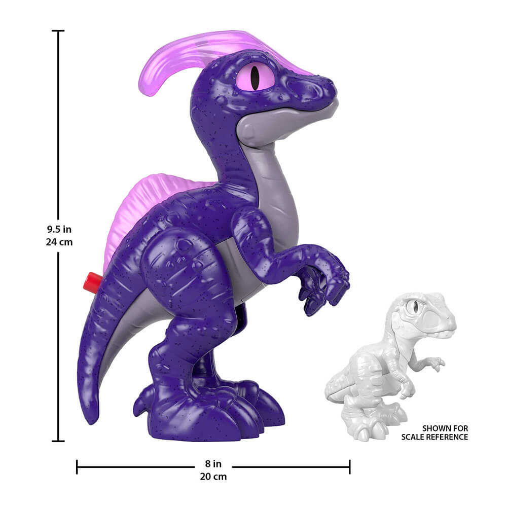 Imaginext Fisher-Price HML43 Jurassic World Jouet dinosaure de luxe Parasaurolophus XL 25,4 cm avec effets lumineux et sonores pour enfants préscolaires pour enfants à partir de 3 ans Imaginext Fisher-Price HML43 Jurassic World Jouet dinosaure de luxe Parasaurolophus XL 25,4 cm avec effets lumineux et sonores pour enfants préscolaires pour enfants à partir de 3 ans