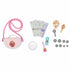 Disney Princess Style Chic Petites mini purse playset with pink strap, toy money, mirror, lipstick, keys, and coins, designed for imaginative fashion roleplay for kids.