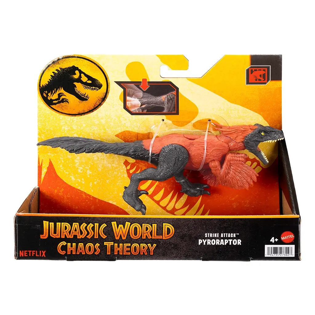 Jurassic World Chaos Theory Strike Attack Pyroraptor Dinosaur Figure