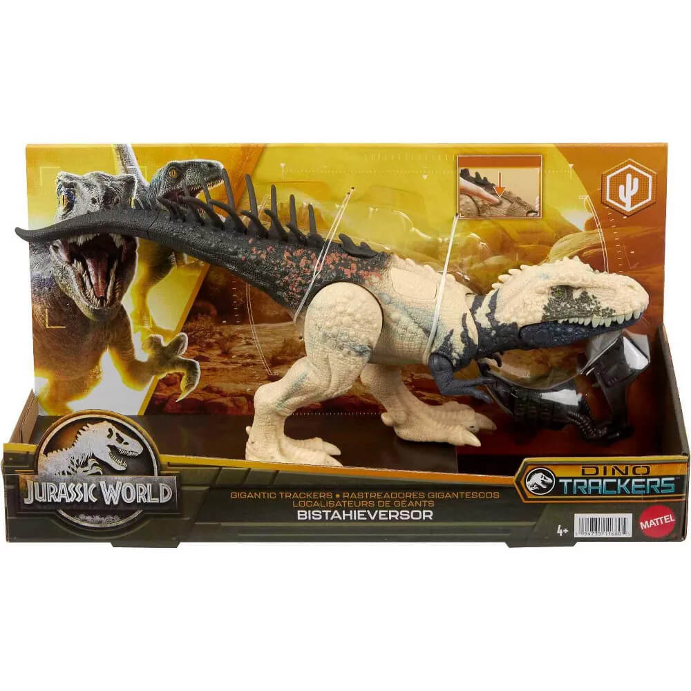 Jurassic World Gigantic Trackers Bistahieversor Dinosaur Figure packaging