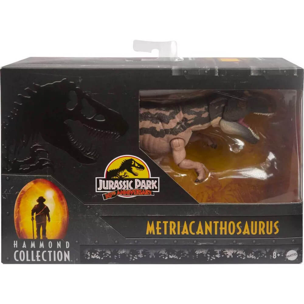 Jurassic World Hammond Collection Metriacanthosaurus Dinosaur Figure packaing