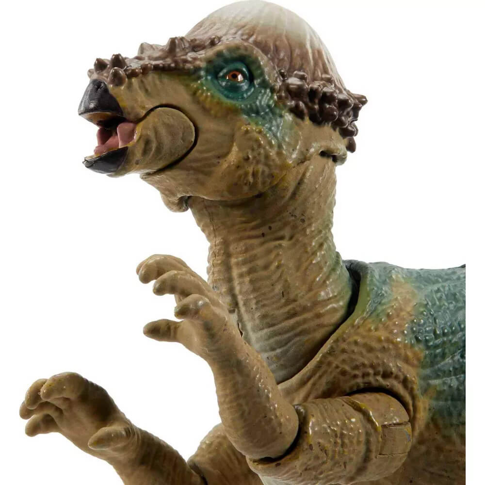 Jurassic World Hammond Collection Pachycephalosaurus Dinosaur Figure close up