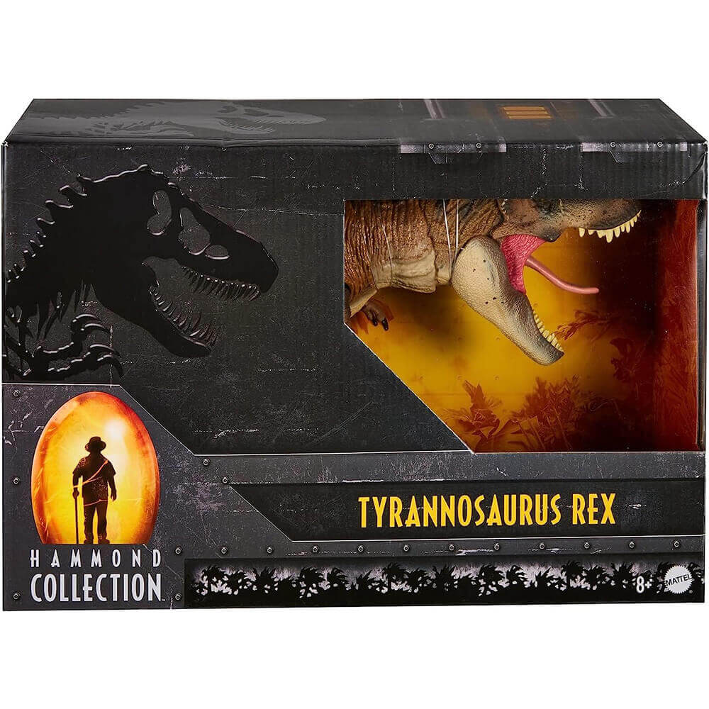 Jurassic World Hammond Collection Tyrannosaurus Rex Dinosaur Figure packaging