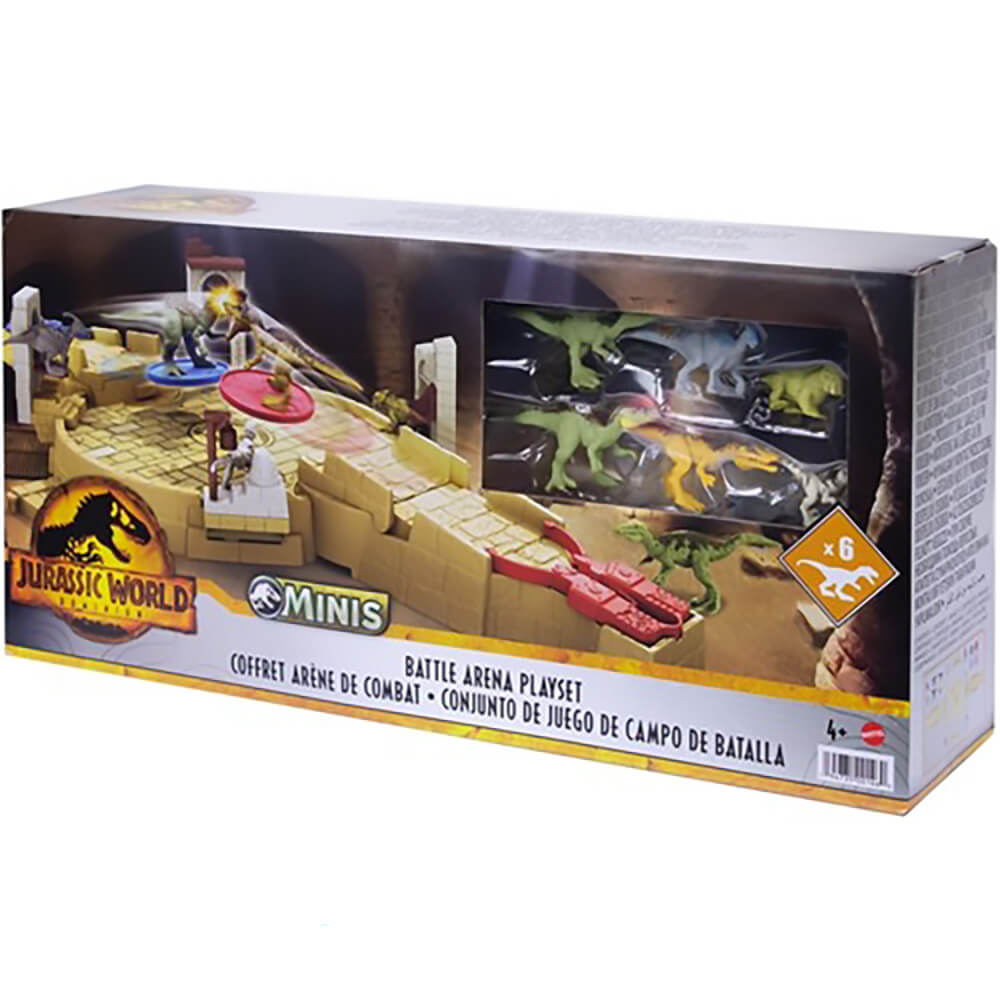 Jurassic World Minis Battle Arena Playset packaging