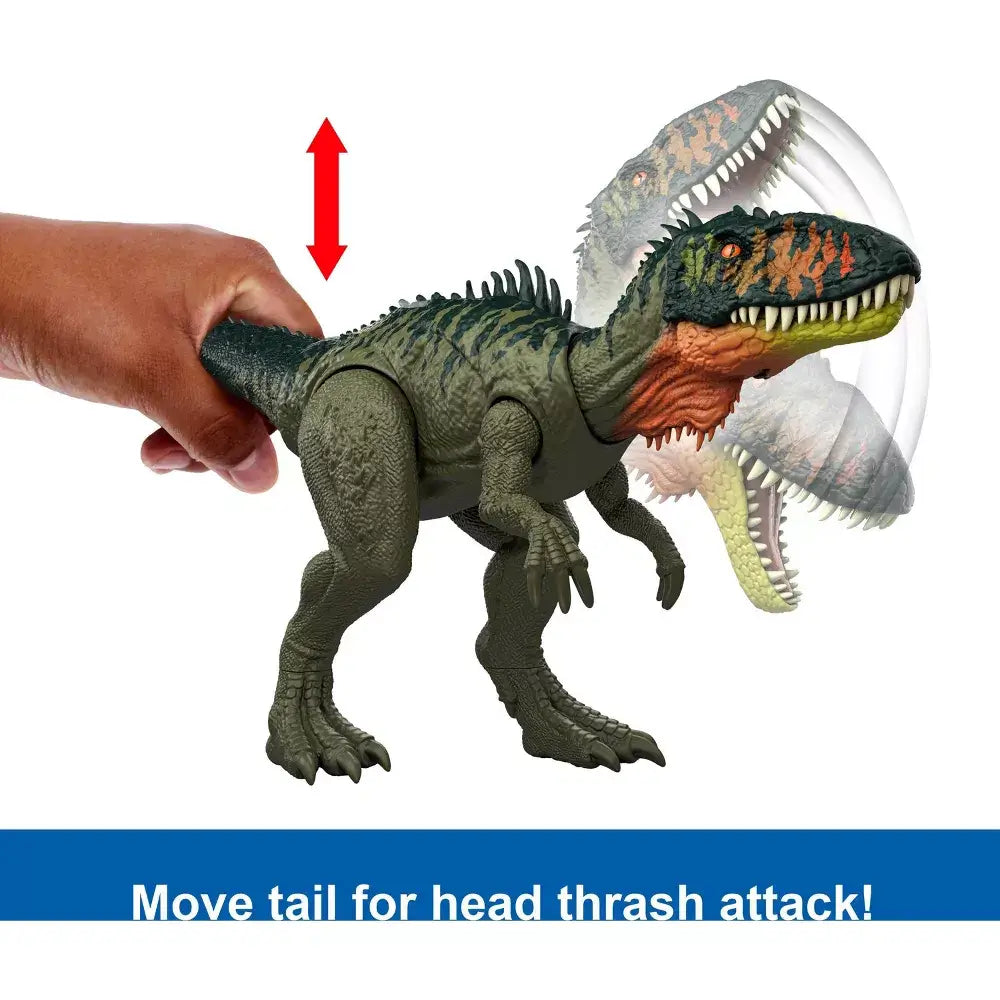 Jurassic World Rebirth Gigantic Thrashers Tyrannotitian Dinosaur Figure