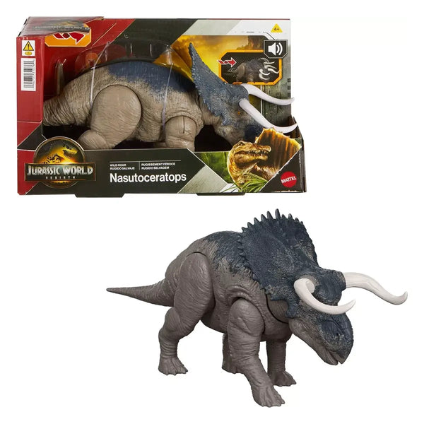 Jurassic World Rebirth Wild Roar Nasutoceratops 10-Inch Dinosaur