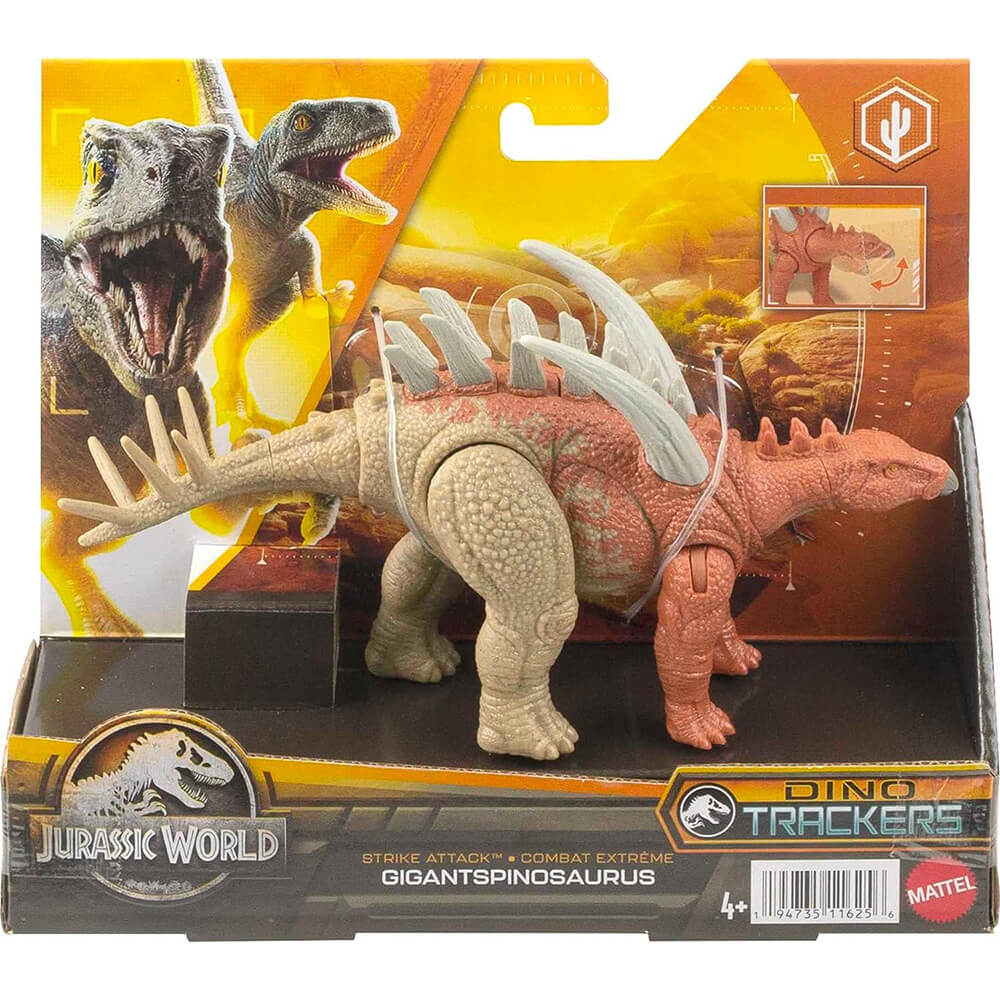 Jurassic World Strike Attack Gigantspinosaurus Dinosaur Figure packaging