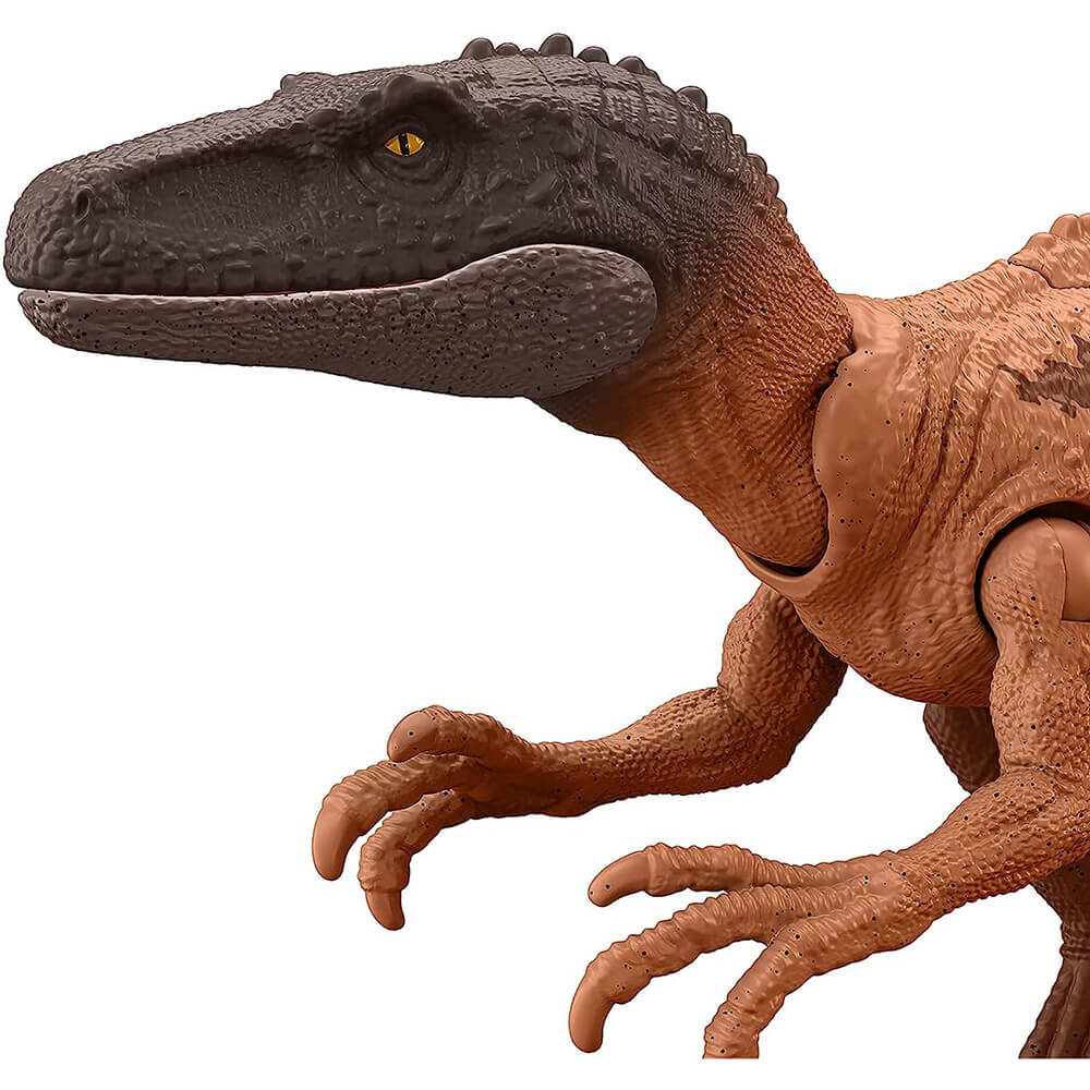 Jurassic World Strike Attack Herrerasaurus Dinosaur Figure close up