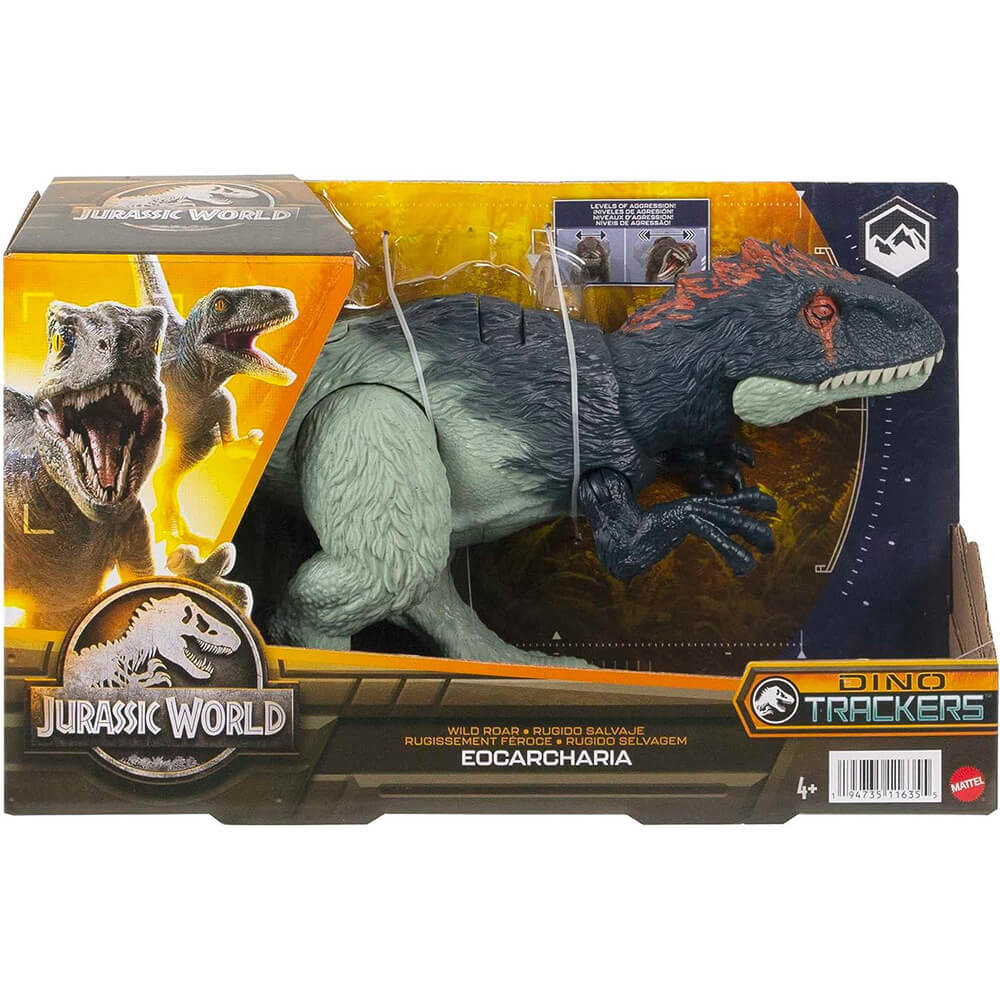 Jurassic World Wild Roar Eocarcharia Dinosaur Figure package