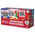 Kellogg’s cereal puzzle bundle in red and multicolor glossy cardboard display tray shape, featuring Frosted Flakes, Corn Flakes, and Froot Loops fronts, angled on a plain white background.