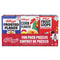 Kellogg’s Fun Pack Puzzles in red, blue, and white glossy cardboard tray shape, presenting Frosted Flakes, Corn Flakes, and Froot Loops 100-piece puzzle boxes against a plain backdrop.