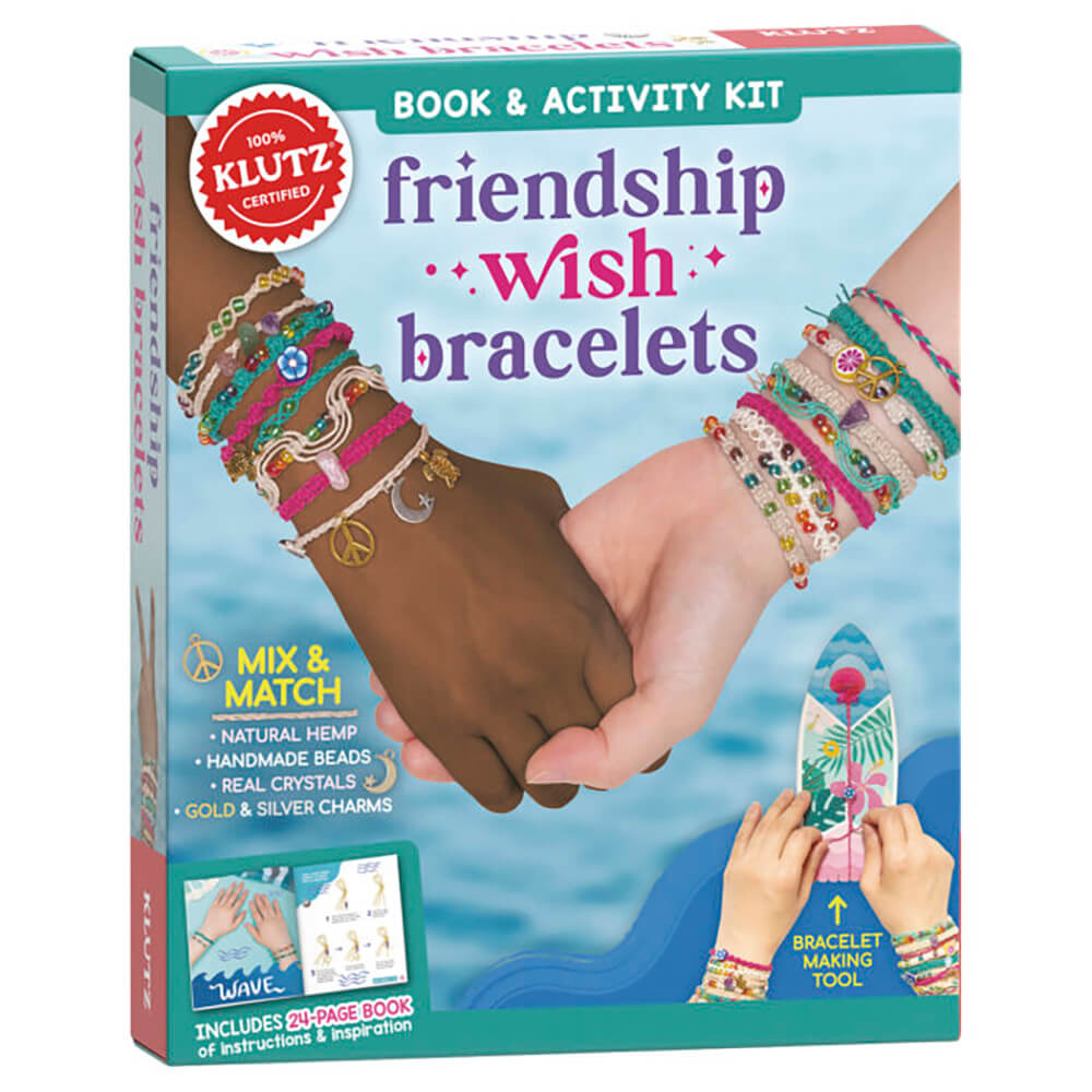 KLUTZ Friendship Wish Bracelets Book and Activity Kit