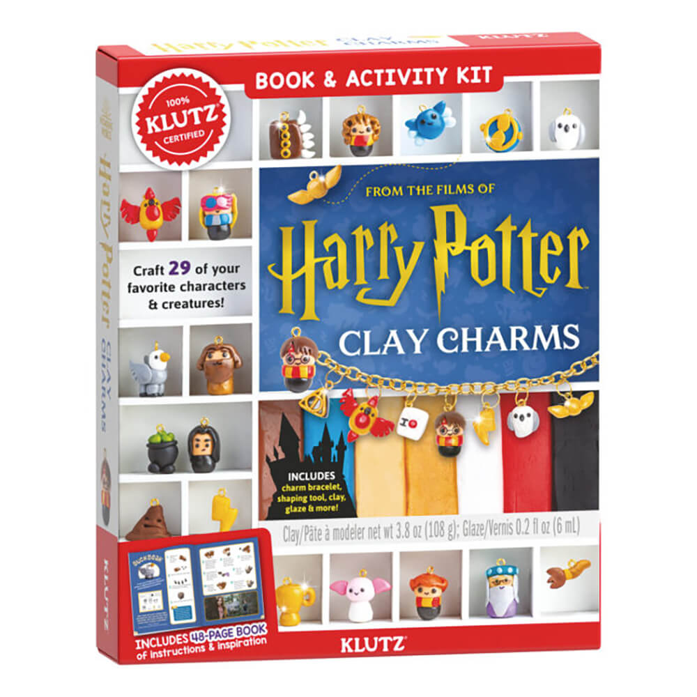 KLUTZ Harry Potter Clay Charms Book and Activity Kit