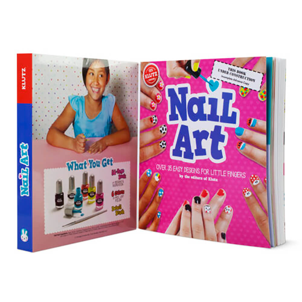 KLUTZ Nail Art Book and Activity Kit
