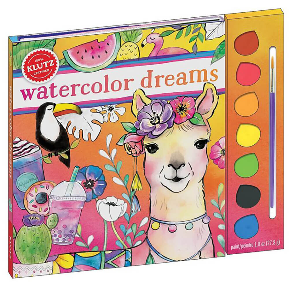 KLUTZ Watercolor Dreams Book and Paint Kit