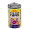 KPop Demon Hunters For the Fans surprise figure comes in a yellow plastic cylindrical package with gray lid, character graphics and Mattel branding on a white background.